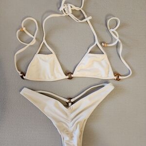 Elegant White Bikini Set